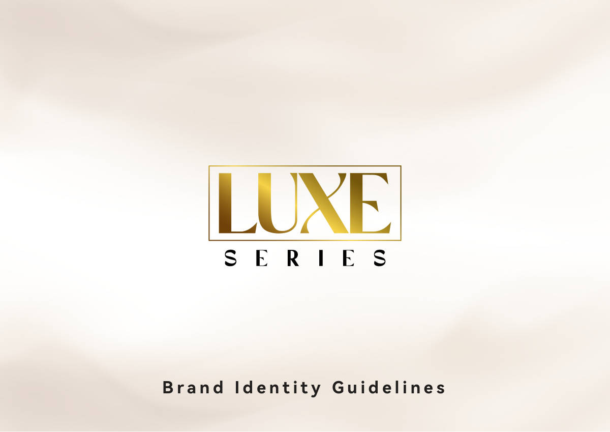 LUXE SERIES · Brand guideline page 1