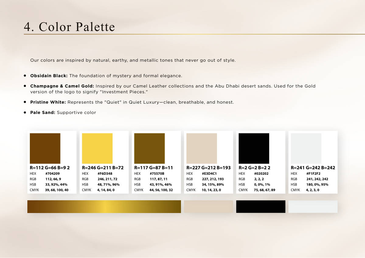 LUXE SERIES · Brand guideline page 6