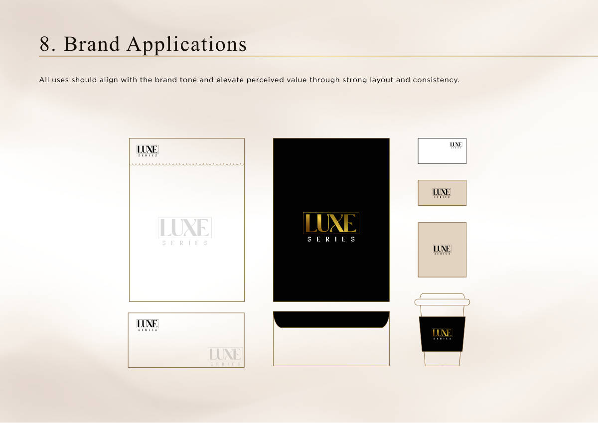 LUXE SERIES · Brand guideline page 12