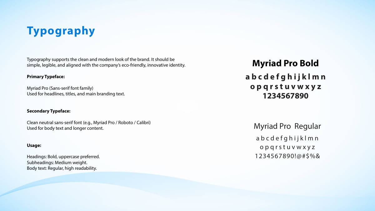 OXYGEN WATER TREATMENT · Brand guideline page 8