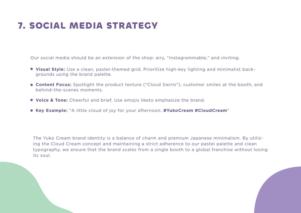 YUKO CREAM · Brand guideline page 9